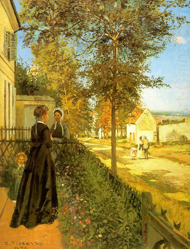 Louveciennes : The Road to Versailles, Camille Pissaro